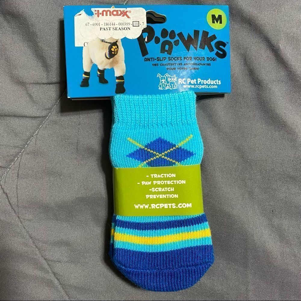 DOG SOCKS ANTI SLIP NO SCRATCH PAWKS